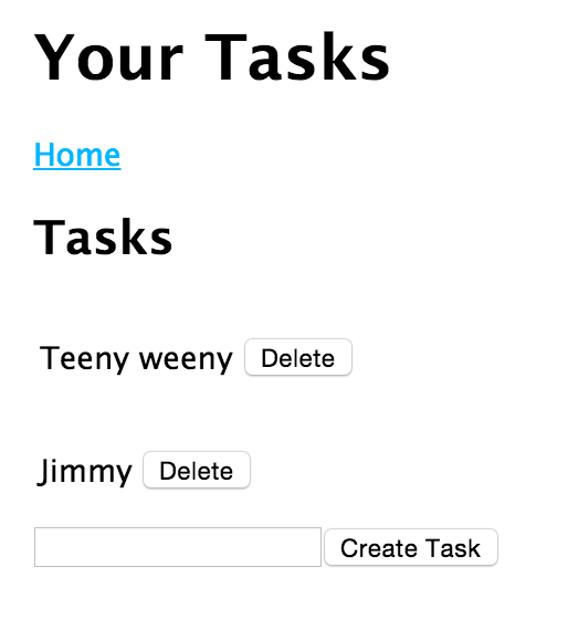 tasks list