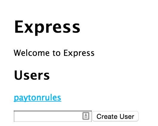 users list